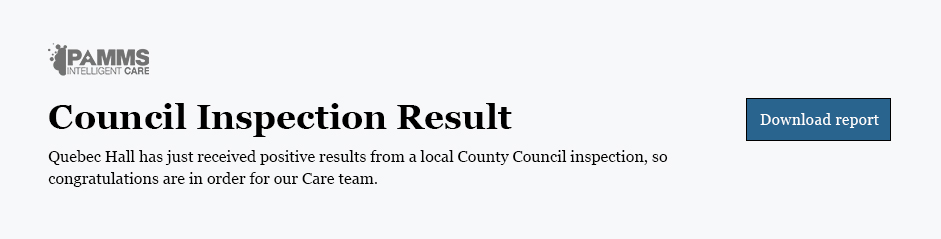 Council Inspection Result